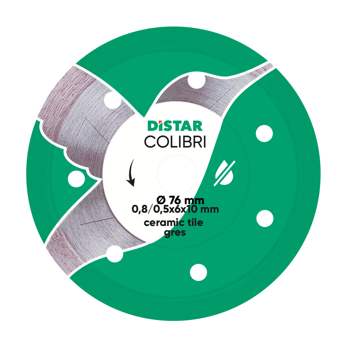 COLIBRI | Diamond Disc for Precise Cutting Ø76 mm – Distar