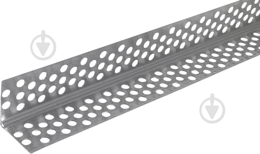 Perforated aluminium angle – 3 m (perforated angle profile with mesh)